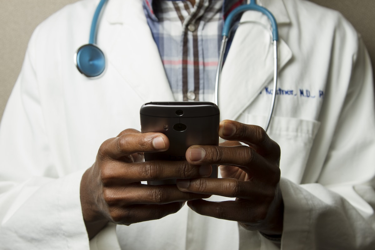 Healthcare professional reviewing a treatment plan